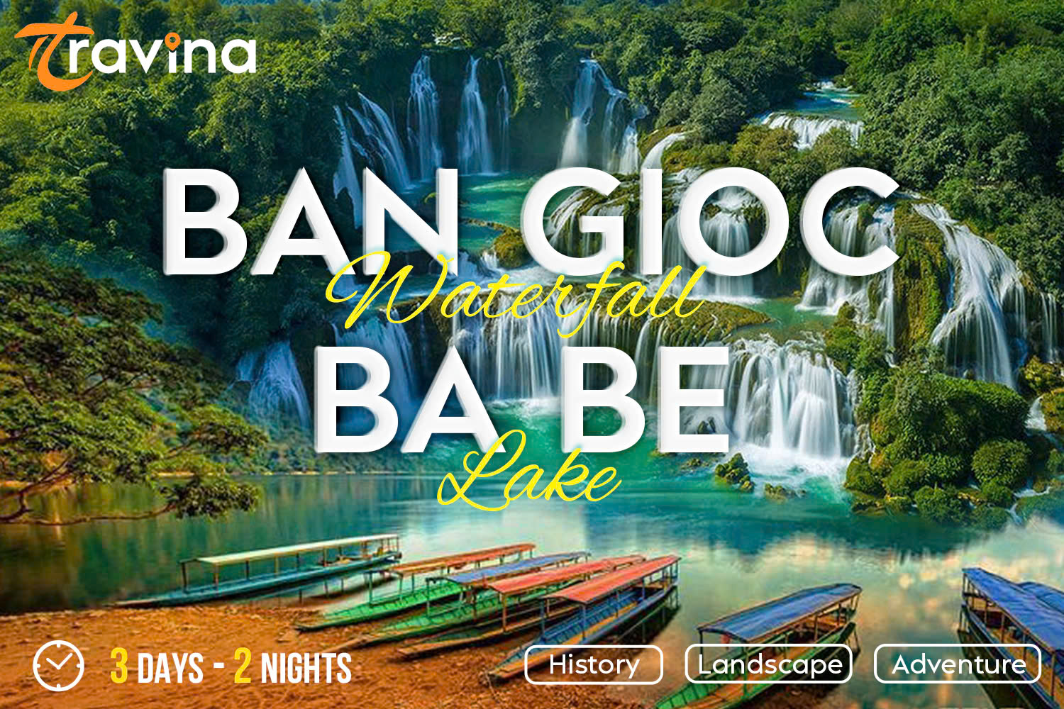 Ban Gioc Waterfall & Ba Be Lake Adventure 3D2N